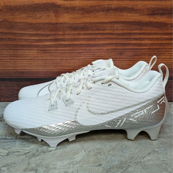 Nike Vapor Edge Speed 360 2 Men\'s 10 White Silver Football Cleats DA5455-102 main image 9
